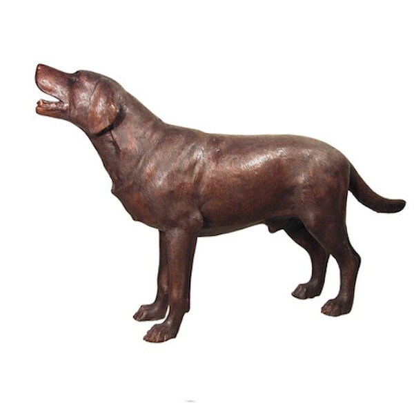 Labrador Retriever Bronze Life Size Statue High End Memorial Sculpture